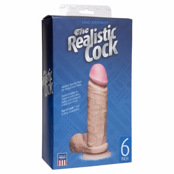 Image de THE REALISTIC COCK 6" FLESH