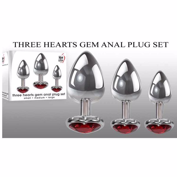 THREE-HEARTS-GEM-ANAL-PLUG-SET