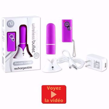 Image de SENSUELLE WIRELESS BULLET RECHARGEABLE MAUVE