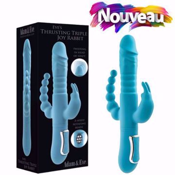 Image de Eve's Thrusting Triple Joy Rabbit - Silicone