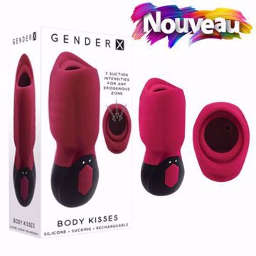 Image de Body Kisses - Red - Silicone Rechargeable