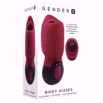 Image de Body Kisses - Red - Silicone Rechargeable