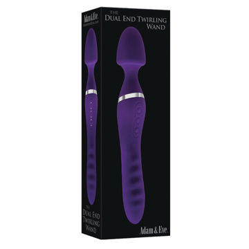 Image de The Dual End Twirling Wand - Silicone purple