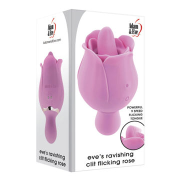 Image de Eve's Ravishing Clit Licking Rose - Silicone