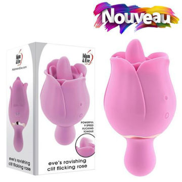 Image de Eve's Ravishing Clit Licking Rose - Silicone