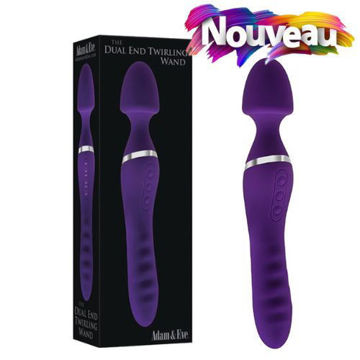 Image de The Dual End Twirling Wand - Silicone purple