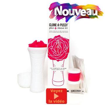 Image de Clone-A-Pussy + Sleeve Kit - Hot Pink