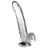 Picture of King Cock Clear 9" With Balls - Clear