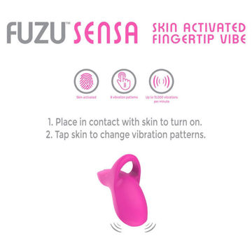 Image de Fuzu Sensa - Skin Activated Fingertip Vibe - Pink