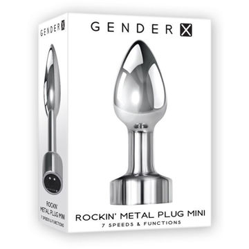 Image de Rockin Metal Plug Mini - Rechargeable - Silver