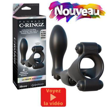 Image de C-RINGZ ULTIMATE ASS-GASM NOIR