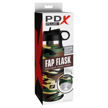 Image de PDX Plus Fap Flask Happy Camper - Frosted/Camo