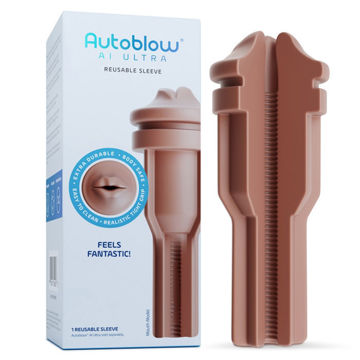 Image de Autoblow AI Ultra Mouth Sleeve - Brown