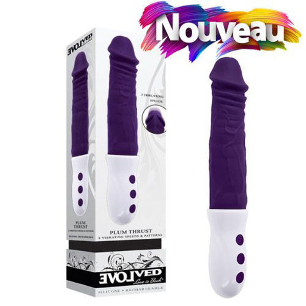 Image de Plum Thrust - Silicone Rechargeable - Black