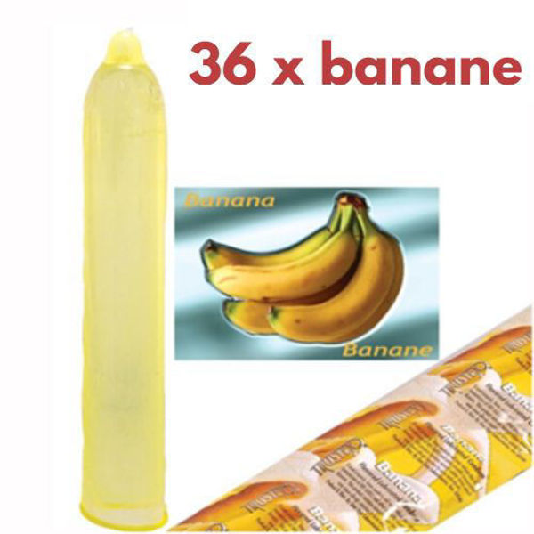 Image de CONDOM TRUSTEX BANANE pqt 36