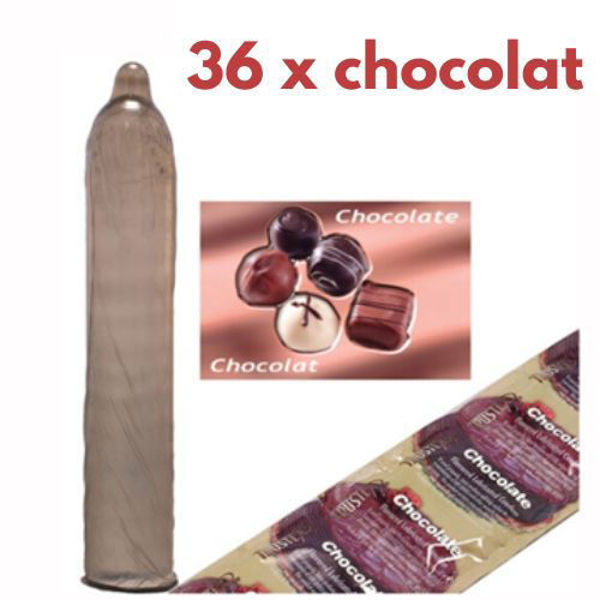 Image de CONDOM TRUSTEX CHOCOLAT pqt 36